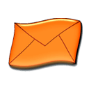 Picture of an orange colored envelope