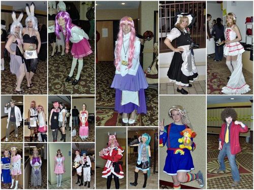 Collage with images from Anime Detour 2010