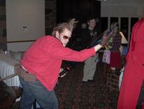 Travis Touchdown from the game No More Heroes.